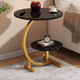Double Layer C Shape Side Table beb