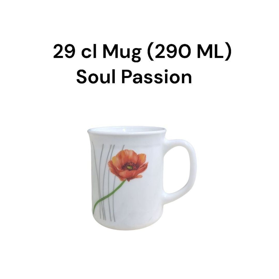 Glass Mugs (290ml) 6 sets