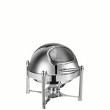 Extra Heavy Round Rolltop with Glass 6.0 Ltr double compartment