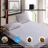 Washable Quilted waterproof pillow protector[PAIR]
