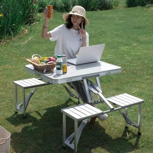 Alumminium Foldable Picnic Table & Chair