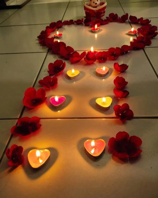 Scented Heart Shaped Candles 20