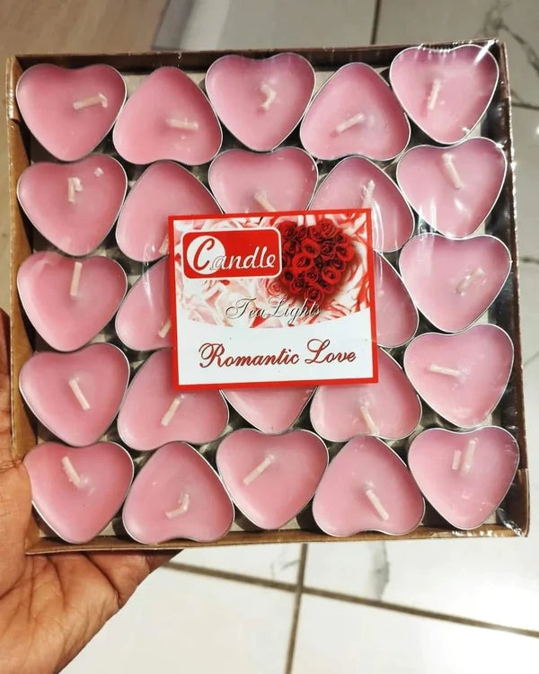 Scented Heart Shaped Candles 20