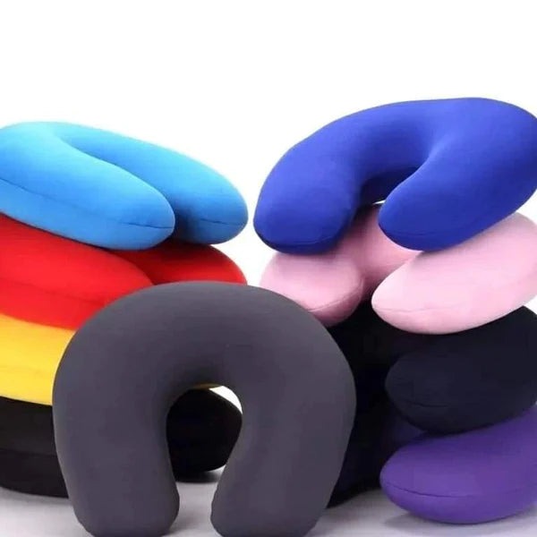 U Shaped microbeads Travel Pillow