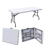 FoldEase Lightweight Utility Table (121cm × 61cm × 74cm)