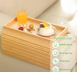 Foldable Bamboo Sofa Armrest Tray grc