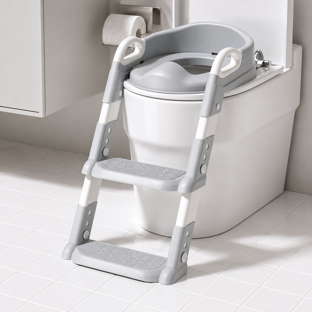 Foldable Toilet Training Seat with Ladder