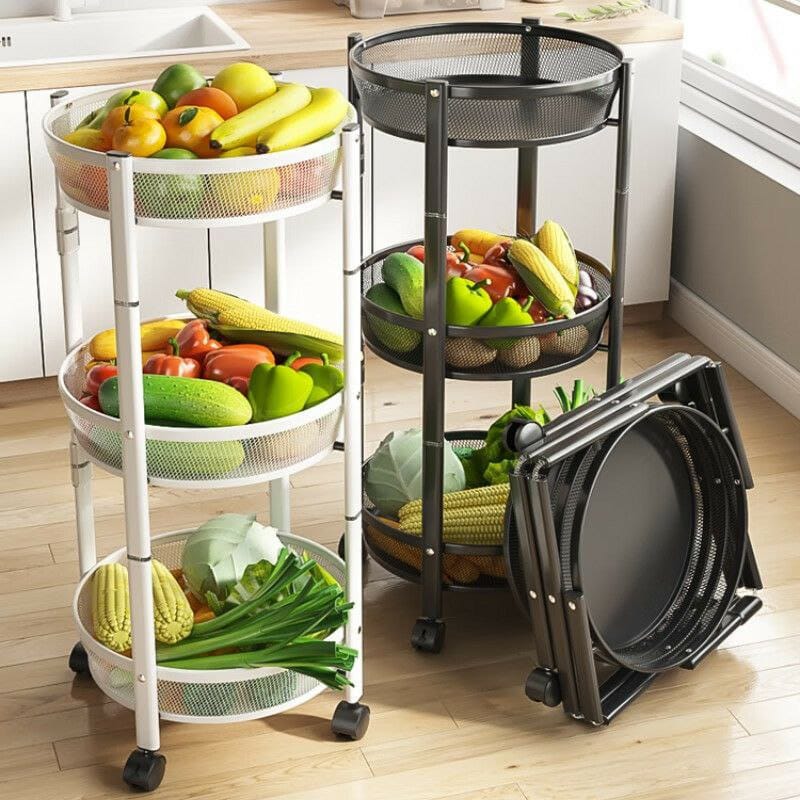 Stacking Rack For Round Objects Uk Foldable round rotating multi layer rack – iDecorator