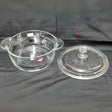  Deli Glass Clear Bowl with Lid 1.26L 