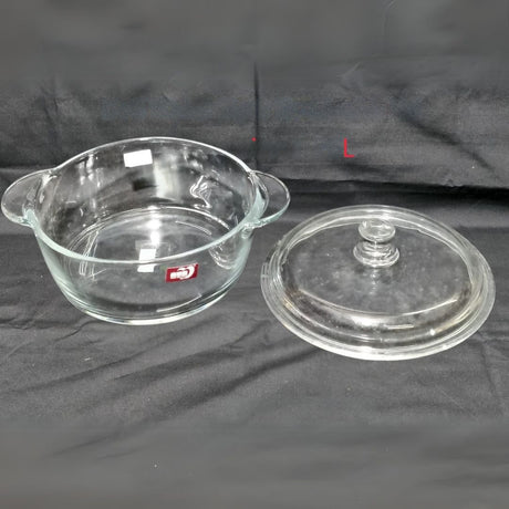  Deli Glass Clear Bowl with Lid 1.26L 