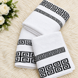 Greek Key Luxury Bath Towel