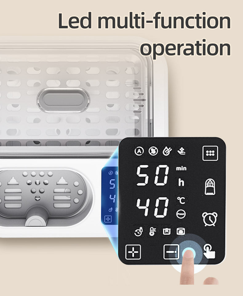 Bottle Steam Sterilizer Dryer &amp; Baby Bottle Warmer