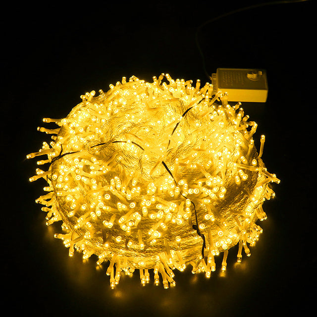 Warm LED Christmas String Lights 10 Metres