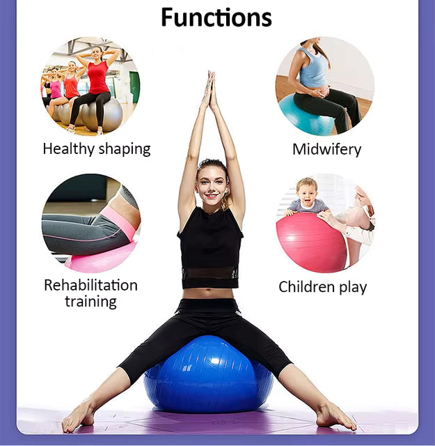 Full-Body Core Strength Therapy Ball