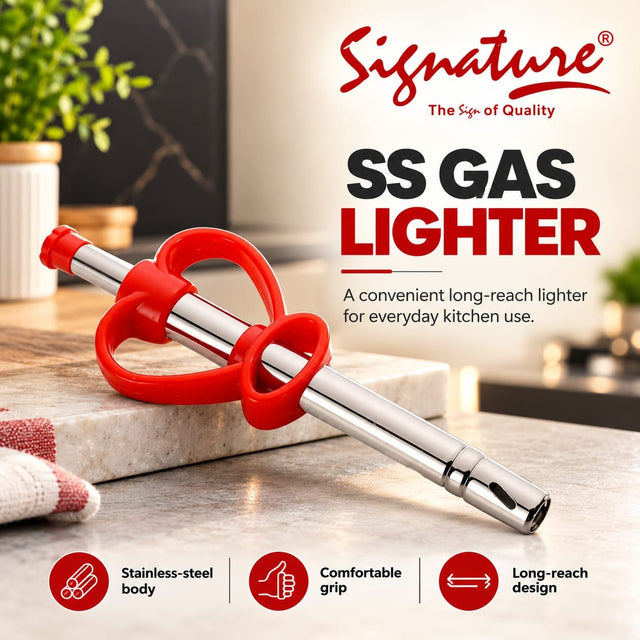 Heart Stainless Steel Kitchen Gas Lighter sig