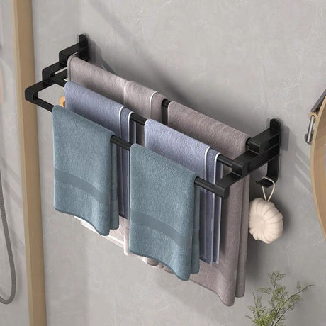 Heavy Duty 3-Layer Bathroom Towel Rack 60cm