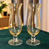 Gold Hurricane Cocktail Glasses, 450ml — 6 Pieces spn