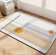 Geometric pattern door/bath mat