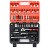 Complete Automotive Mechanics Tool Set with 53 Pieces