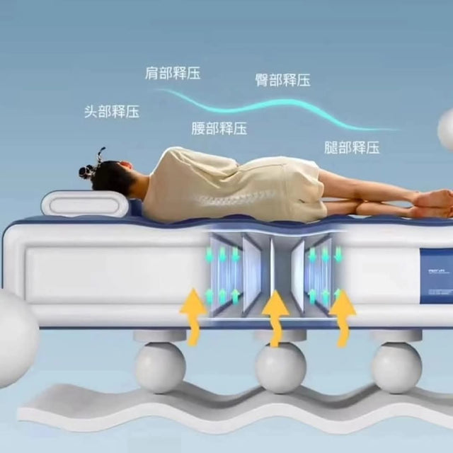 Big size 203*152*36 cm 5*6 inflatable air bed with head rest ( 5 by 6 )