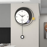 modern silent. wall clock