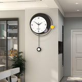modern silent. wall clock