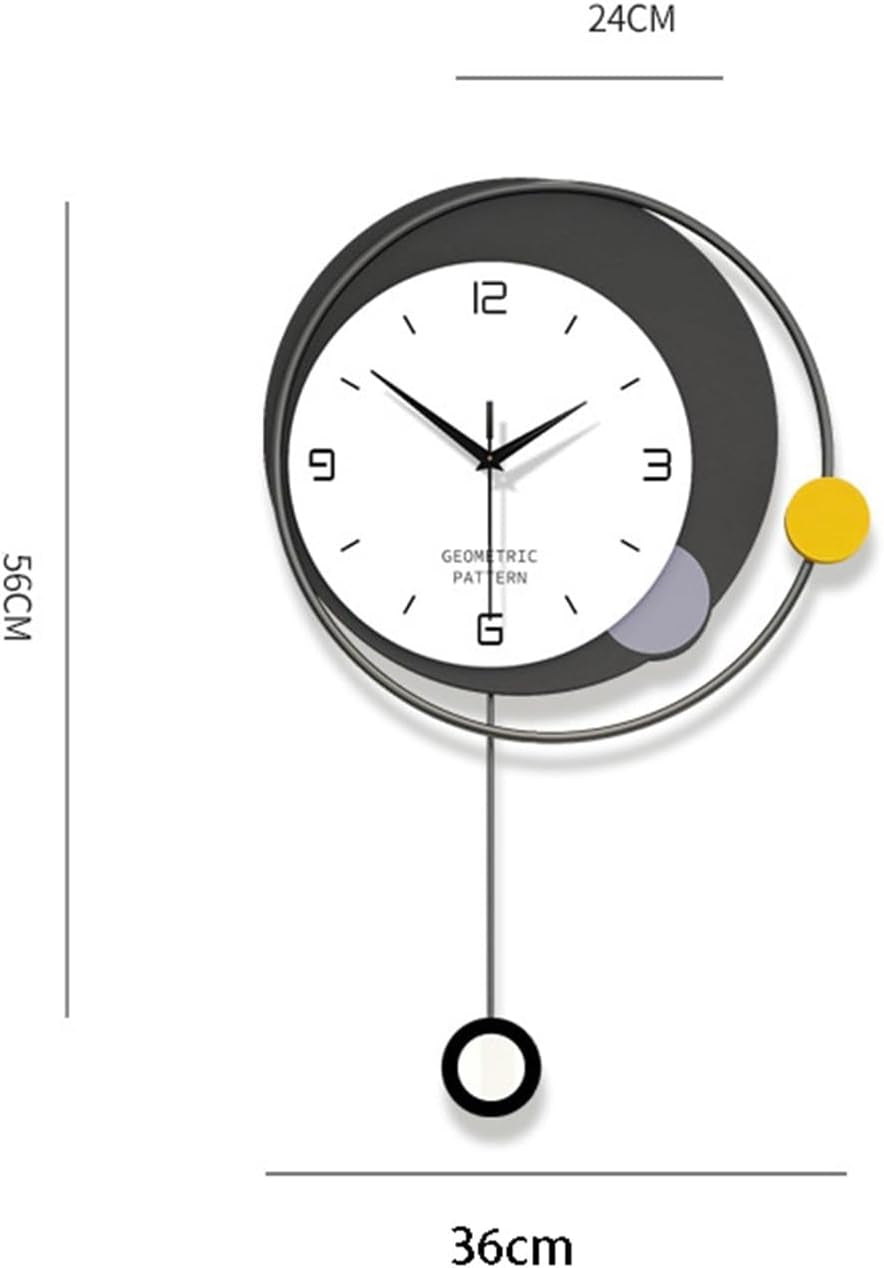 modern silent. wall clock