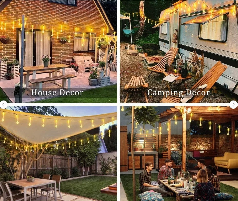 Waterproof Outdoor Garden Decorative Solar LED String Lights Decor