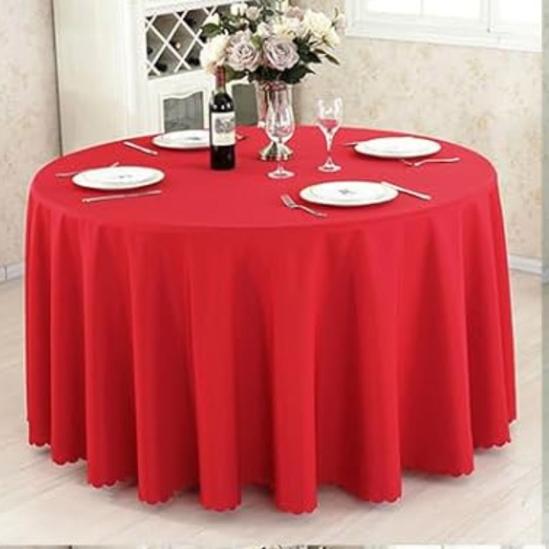 Round Polyester Table cloth – 320cm Wedding & Event Table Cover