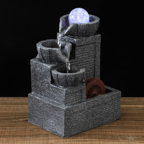 Indoor waterfall fountain  table decor
