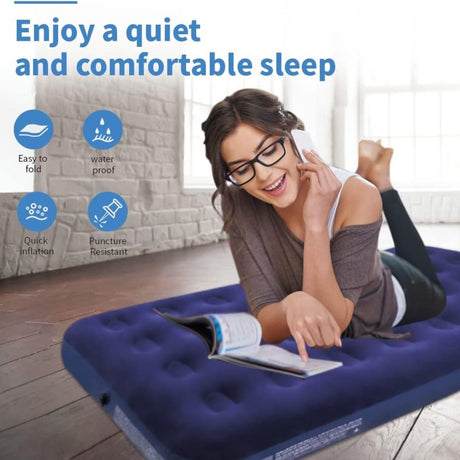 Inflatable mattresses with electric pump
