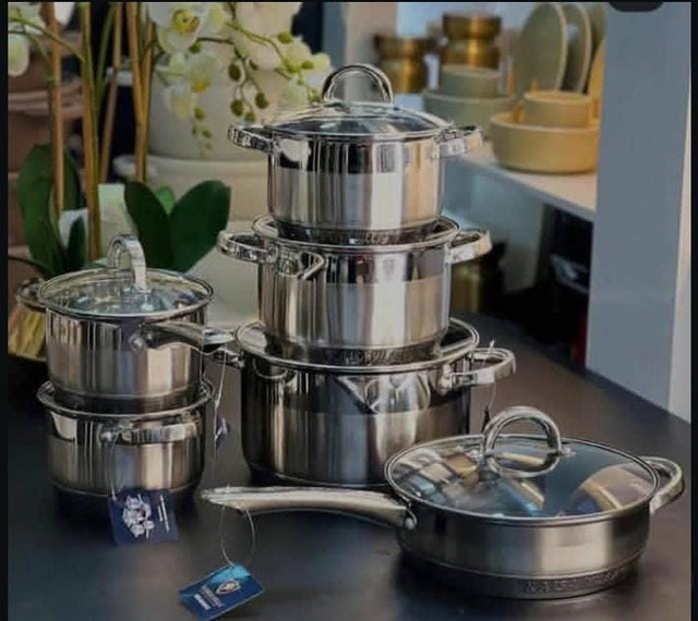 Kaisa Villa Heavy Duty Stainless Steel Cookware Set spn