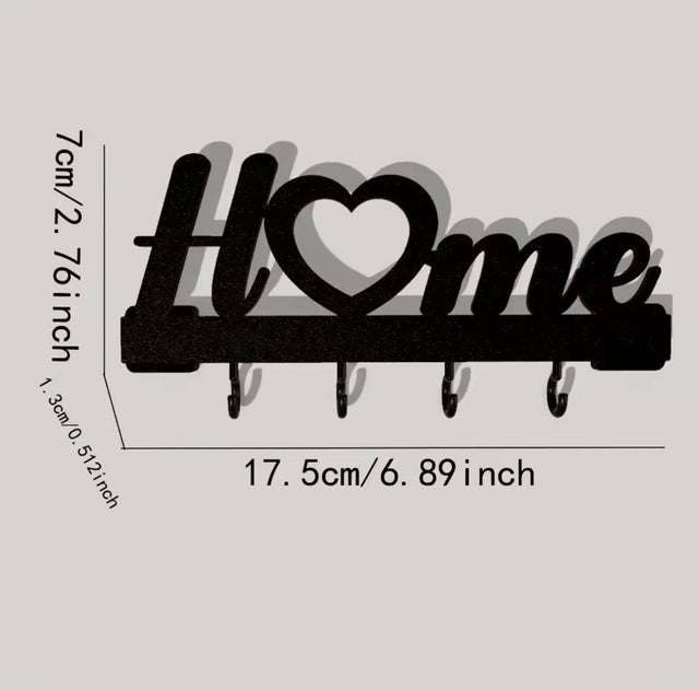 Key holder black Home heart design dimensions — iDecorators Kenya