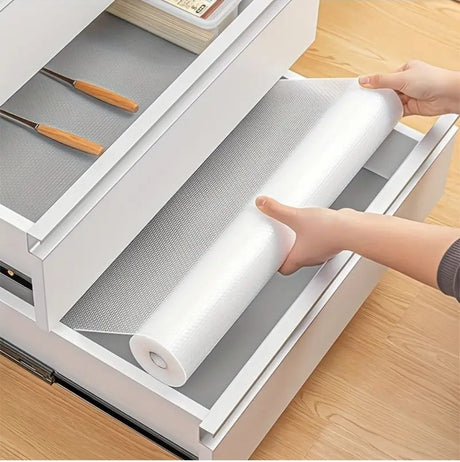 Kitchen Drawer & Shelf Liner Mat — Clear Non-Slip Oil-Proof 45x500cm