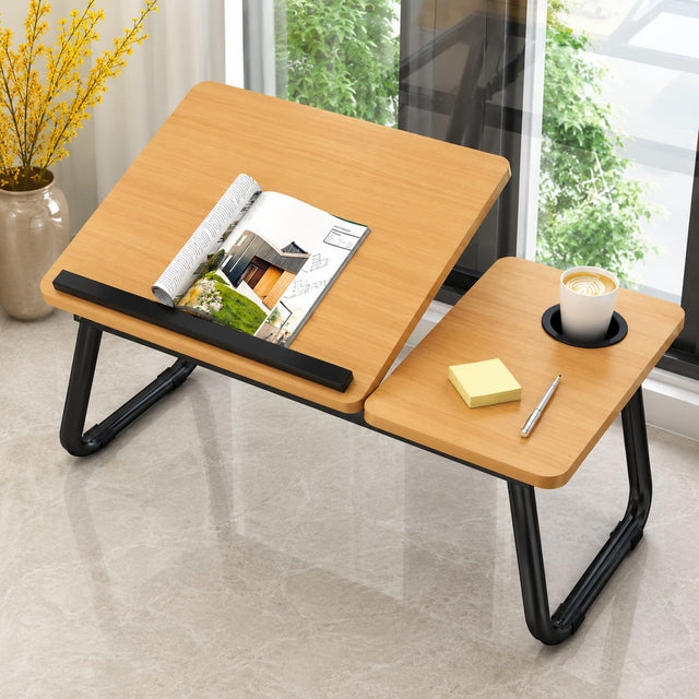 Adjustable Laptop Table — Foldable Bed and Sofa Desk cry