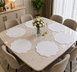 Luxury Faux Leather Round PVC Table Placemats – 38cm Heat Resistant Dining Mats CRY