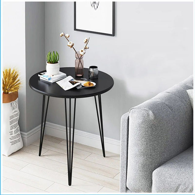 Luxury Round Side Table — 50x50cm Sofa and Balcony Table cry
