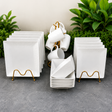 Luxury Square Dinner Set 24pc Ceramic Dinner Set