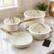 Marble Ceramic Cookware Set 11-Piece