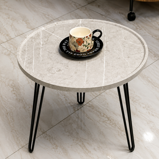 Marble Top Accent Table