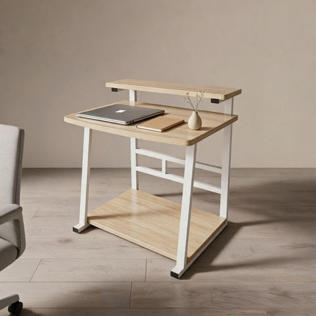 Mobile Laptop Desk with Monitor Shelf beb