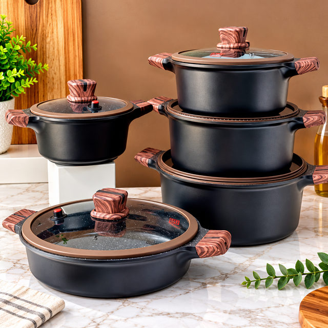 UCC Life Black Cookware Set spn
