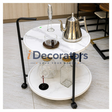 Modern Bar Cart Trolley 50×54×70cm