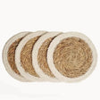 Natural Handmade Straw Wooven Table mats