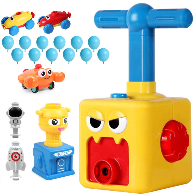 New balloon launch tower puzzle toy