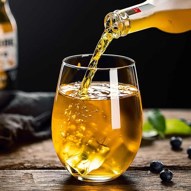 Oval Glass Clear Big