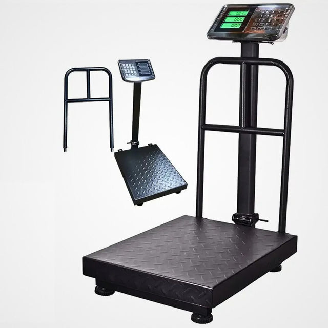 small base Industrial Platform Scale with Removable Guardrail small base 300 kgs