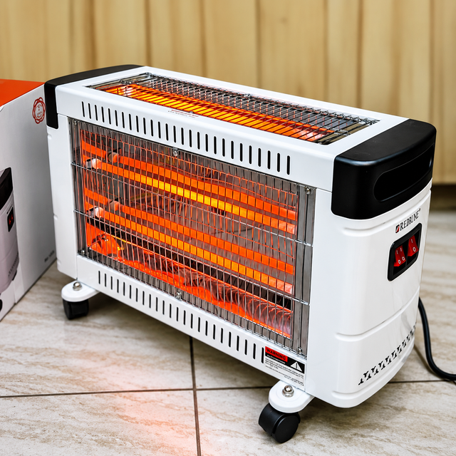 Premier Quartz Room Heater with Wheels – 2000W