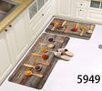 Premium Anti-Slip Kitchen Mat Set 45×80cm + 45×120cm