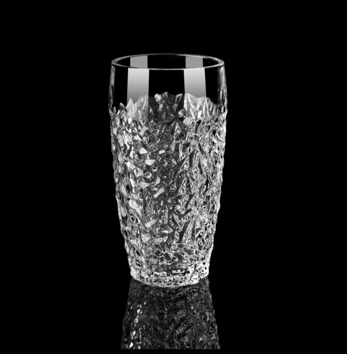 Premium Clear Glass Water Cups 6pcs set – Heat Resistant Crystal Drinking Glass Set for Juice & Beverages Kenya
